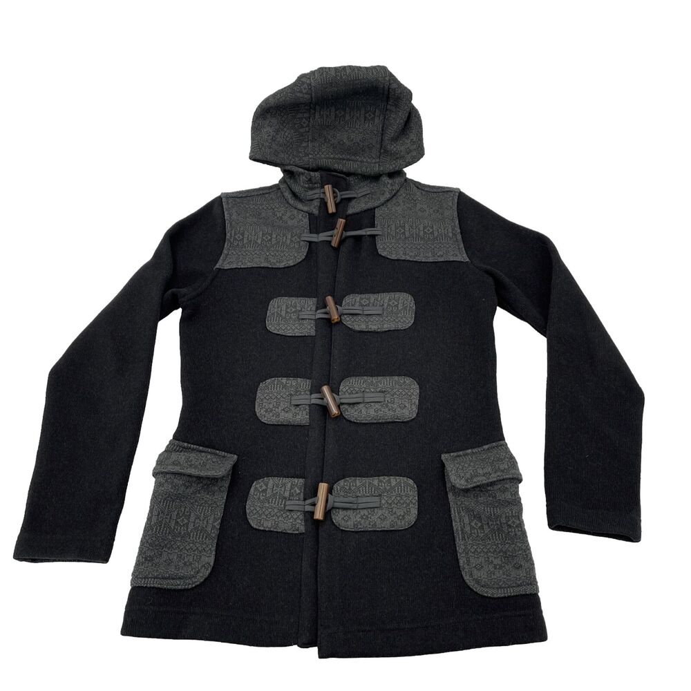 Patagonia Better Sweater Icelandic Coat Jacket Womens XS Hooded Gray Style 25081